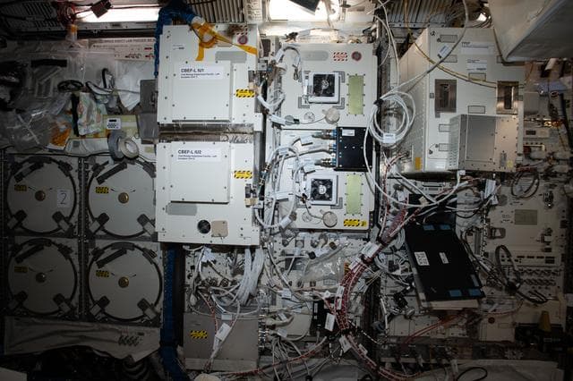 NASA image: Racks, Control panels