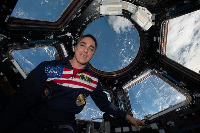 NASA image: Cassidy wearing Flight Suit