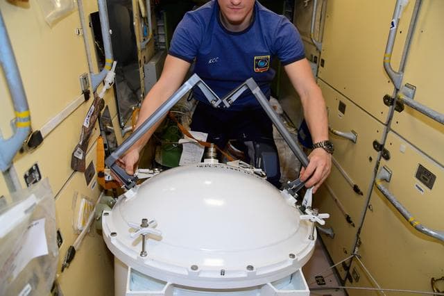NASA image: Pressurized Container Handrails