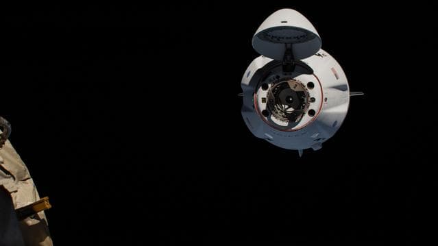 NASA image: SpaceX Crew-2 approach to ISS