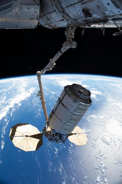 NASA image: Cygnus capture