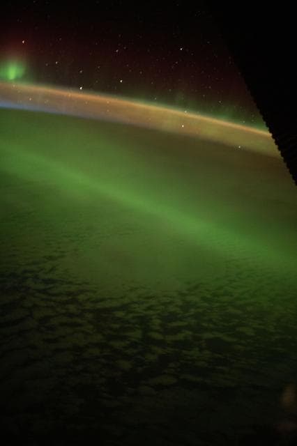 NASA image: View of aurora taken during Expedition 65 increment