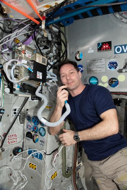 NASA image: Thomas Pesquet and Amateur Radio on ISS (ARISS)