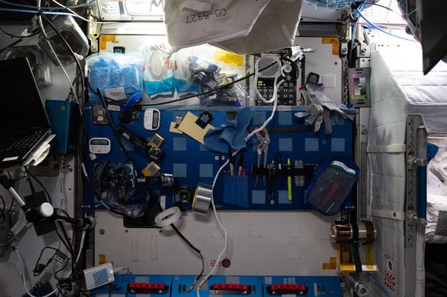 NASA image: SQuARE archaeological investigation aboard the space station