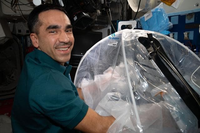 NASA image: Food Physiology Fecal Sample Processing