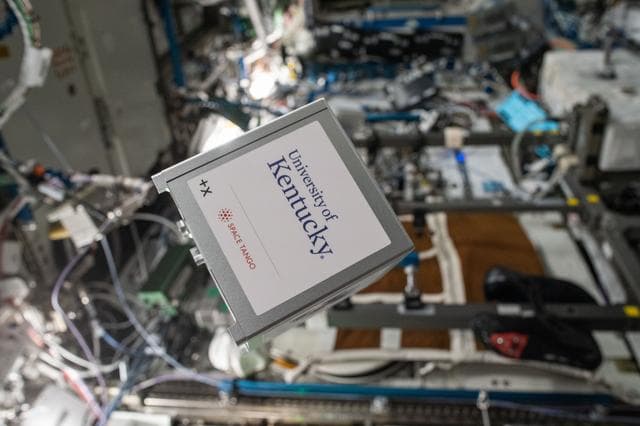 NASA image: TangoLab Card Cube Removal