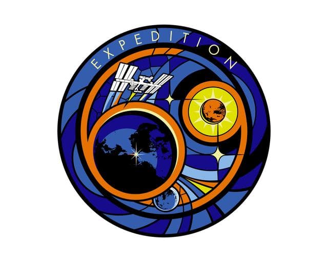 NASA image: Exp 69 Patch - Final Pantone wo Names - Outlined