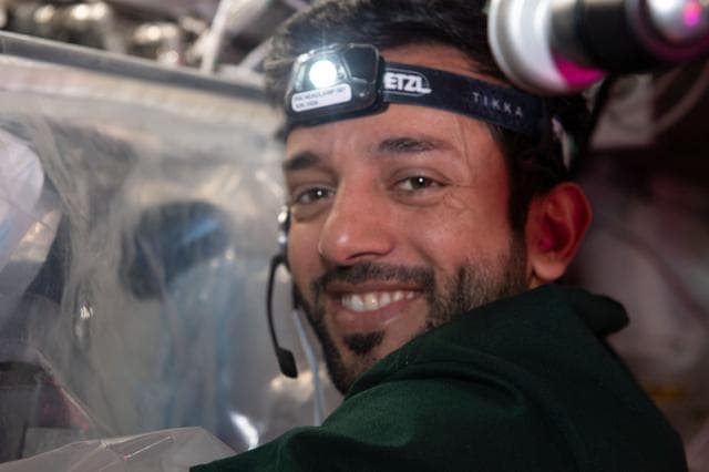 NASA image: Tissue Cassette Installation in the Biofabrication Facility in the Columbus Module