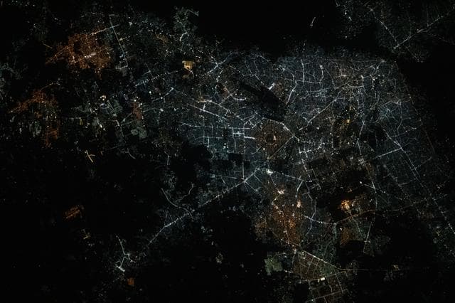 NASA image: The city lights of Lahore, Pakistan