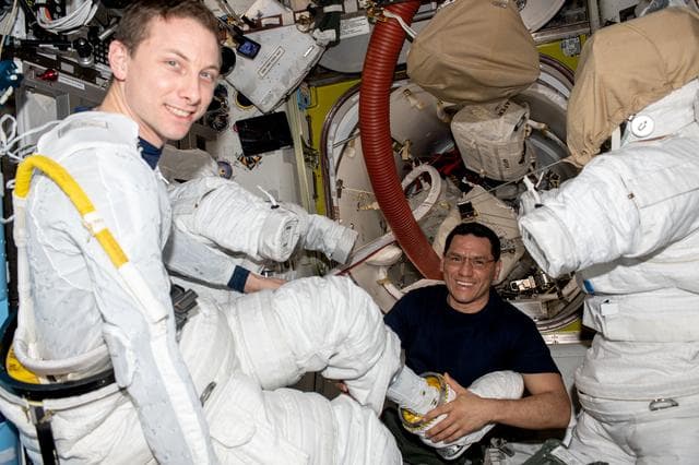 NASA image: EVA EMU OFV EV
