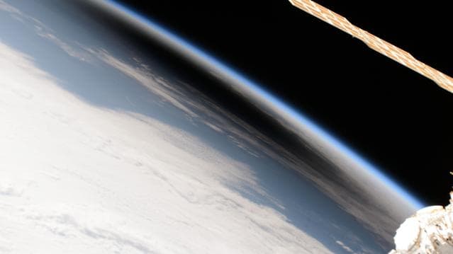 The 2024 Eclipse Umbra Pictured from Space