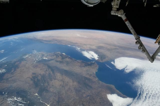 NASA image: Spain and Morocco Separated by the Straight of Gibraltar