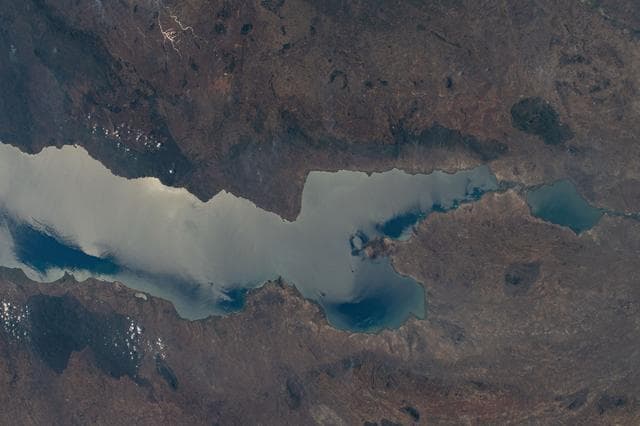 NASA image: The  Kasankha Bay