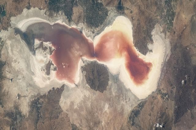 NASA image: Lake Urmia