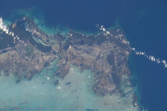 NASA image: East Caicos in the Turks and Caicos Islands