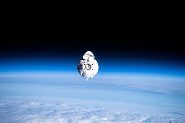 NASA image: The SpaceX Dragon Freedom approaches the International Space Station