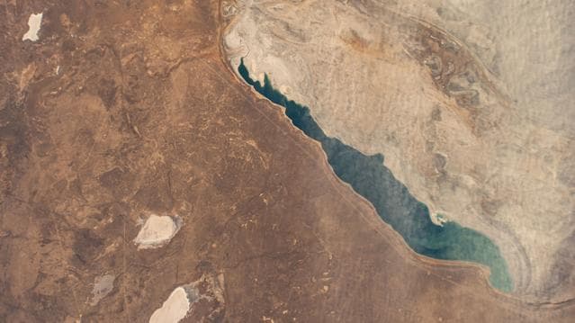 NASA image: The Aral Sea, once the third largest lake in the world