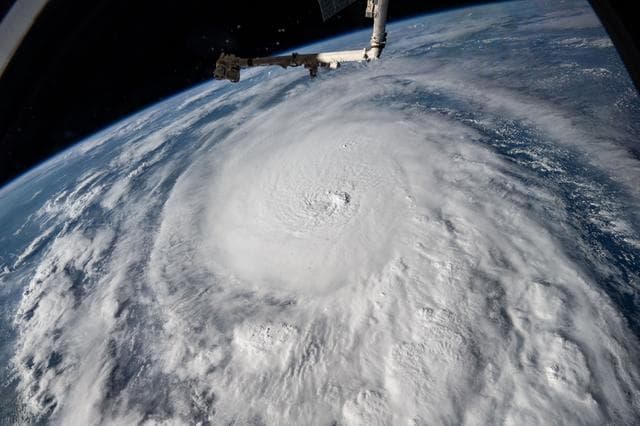 NASA image: Hurricane Milton is pictured in the Gulf of Mexico