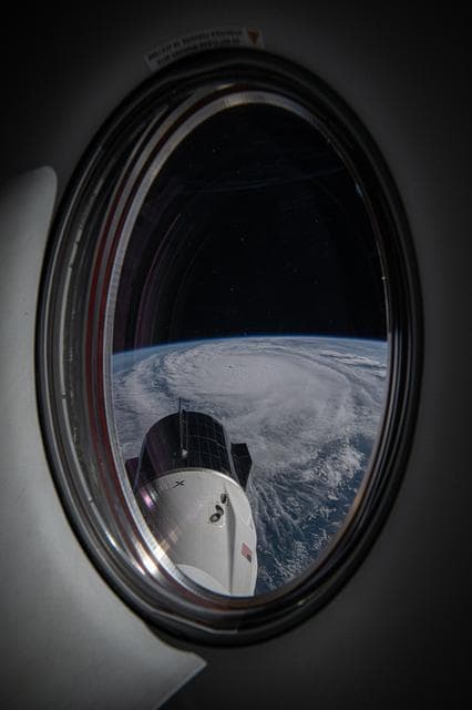 NASA image: Hurricane Milton is pictured as a category 4 storm in the Gulf of Mexico