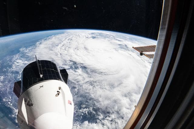 NASA image: Hurricane Milton is pictured as a category 4 storm in the Gulf of Mexico