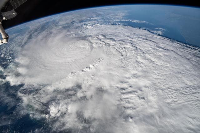 NASA image: Hurricane Milton is pictured as a category 4 storm in the Gulf of Mexico