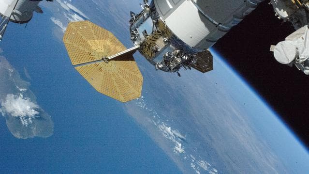 NASA image: Cygnus is pictured attached to the International Space Station
