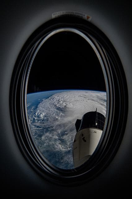 NASA image: Hurricane Milton is pictured as a category 4 storm in the Gulf of Mexico