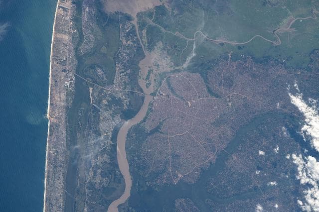 NASA image: Porto-Novo the capital of Benin
