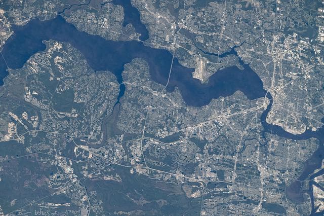 NASA image: St. John's River in Jacksonville, Florida
