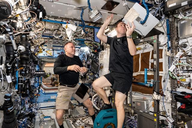 NASA image: Astronaut Butch Wilmore and cosmonaut Aleksandr Gorbunov