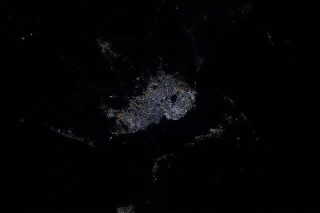 NASA image: The city lights of Maracaibo, Venezuela