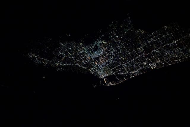 NASA image: The city lights of Miami, Florida