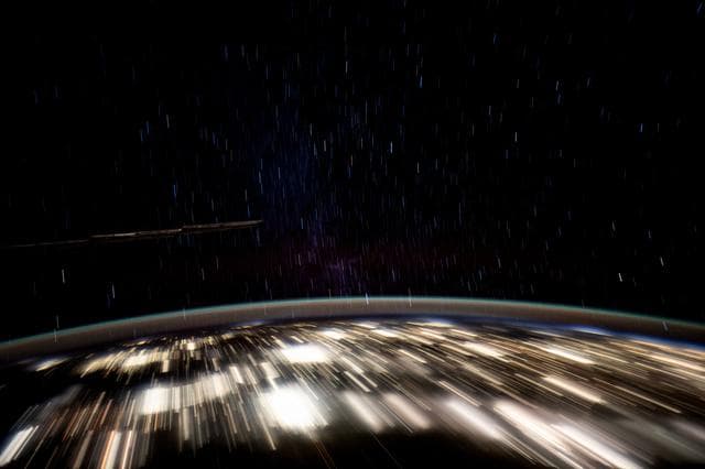 NASA image: The city lights of Mexico's Yucatan peninsula
