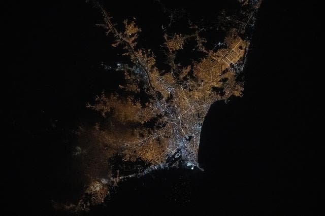 NASA image: The city lights of Lima, Peru