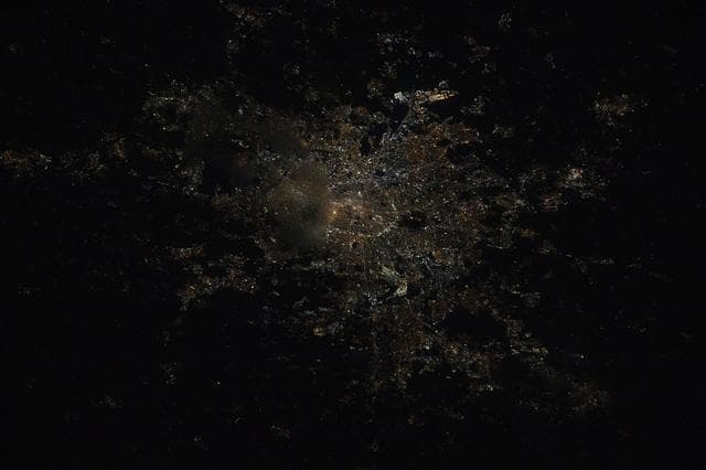 NASA image: Paris, France's capital and largest city, pictured at night from the space station