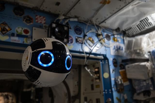 NASA image: The Japanese Experiment Module Internal Ball Camera 2
