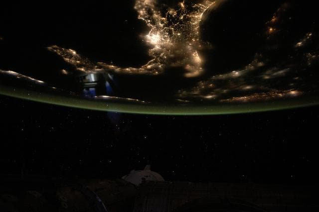 NASA image: The boot of Italy well-defined by the nation's city lights
