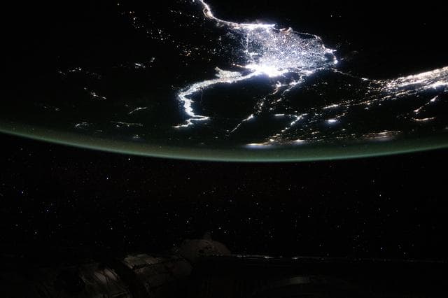 NASA image: Egypt's Nile Delta region