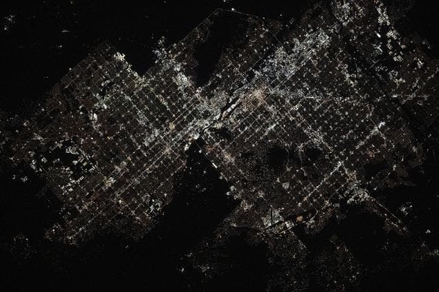 NASA image: The city lights of Phoenix, Arizona