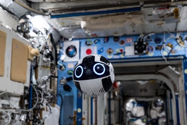NASA image: The Japanese Experiment Module Internal Ball Camera 2