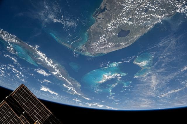 NASA image: South Florida, the Bahamas, and Cuba