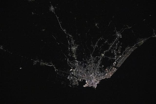 NASA image: Montevideo, Uruguay, the South American nation's capital and largest city