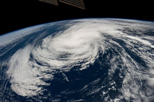 NASA image: Tropical storm Alvin is pictured in the Pacific Ocean