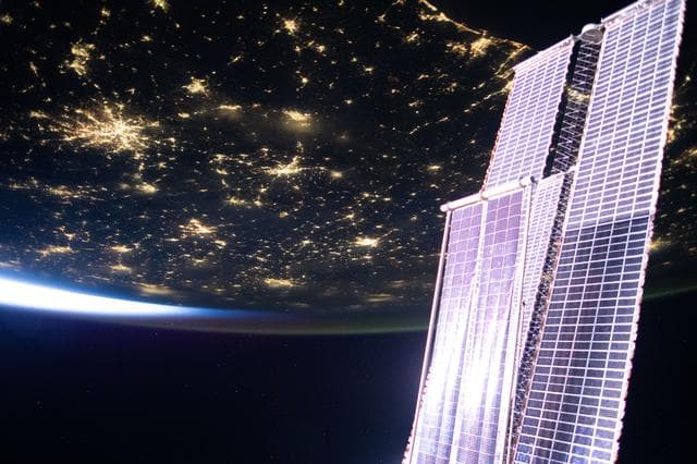 NASA image: City lights sparkle across the southern United States