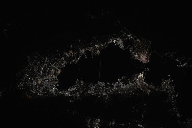 NASA image: The city of San Francisco, California, and its suburbs including San Jose and Oakland