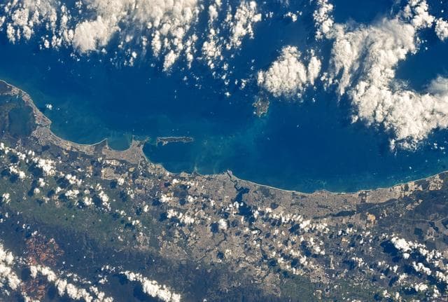 NASA image: Perth, Australia, on the island continent's Indian Ocean coast 