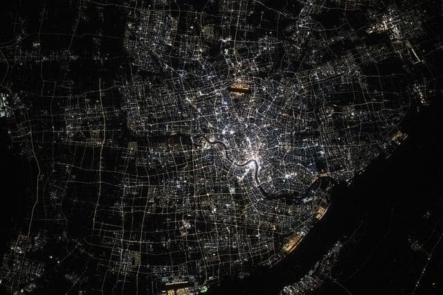 NASA image: Shanghai, China—the nation's largest city