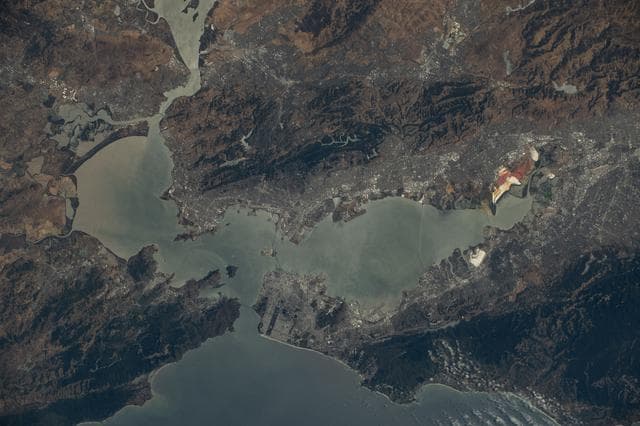 NASA image: California's San Francisco Bay Area