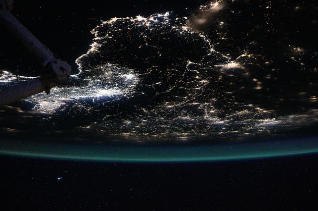 NASA image: Southern Europe and the northwestern Mediterranean coast