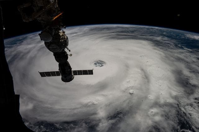 NASA image: Typhoon Ragasa with its well-defined eye in the Philippine Sea